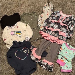 Size 4 toddler girls cute winter bundle